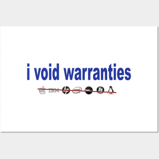 Computer Repairs - I Void Warranties Posters and Art